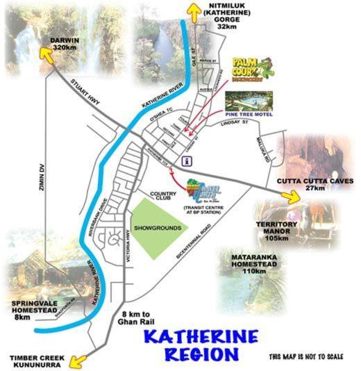 Palm Court Backpackers Hostel Katherine Exterior photo